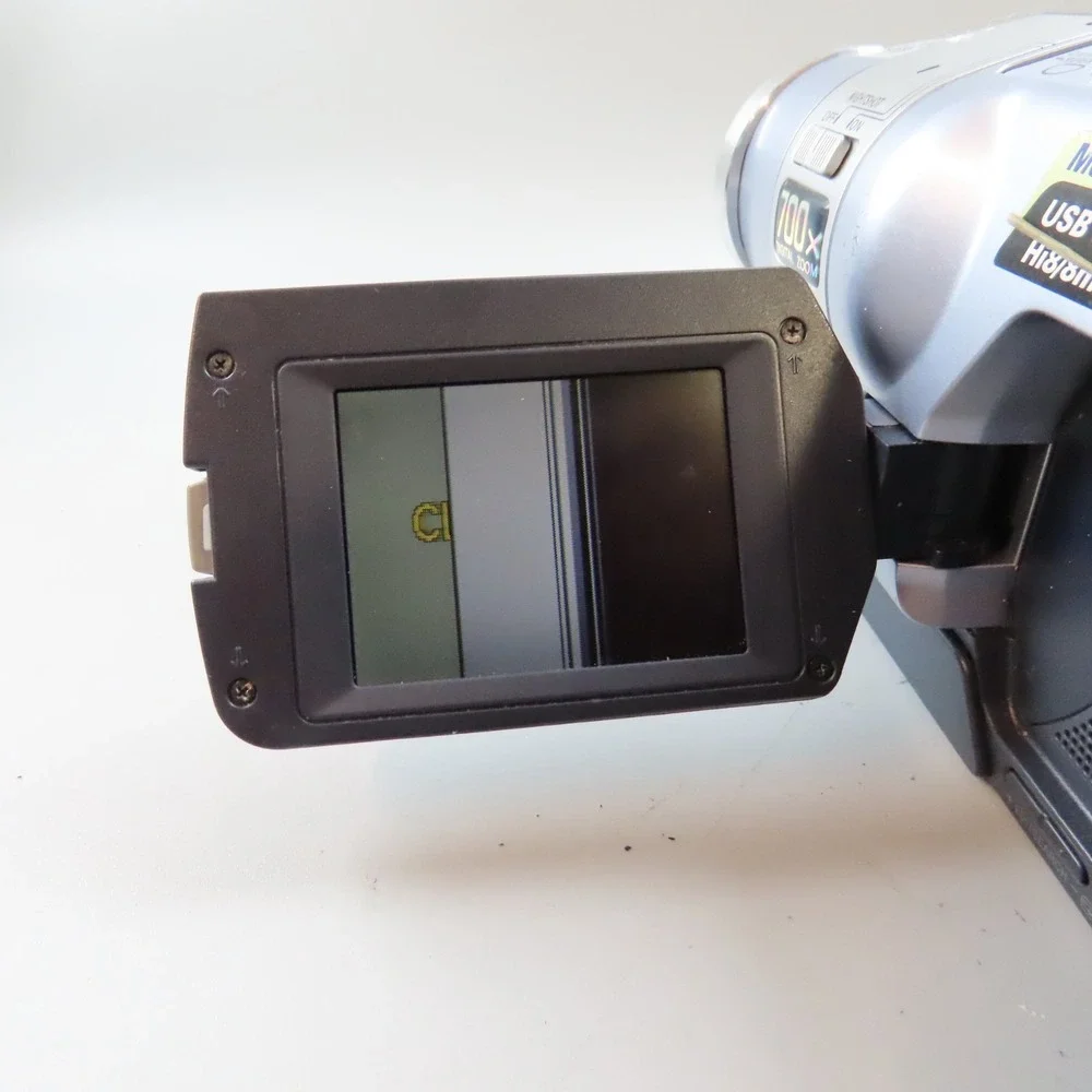 Sony Handycam DCR-TRV350 Digital8/Hi8/Video8 NightShot Tested (DAMAGE SCREEN)